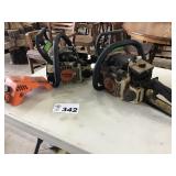 2 STIHL MS 170 CHAINSAWS FOR PARTS