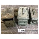 3 AMMO BOXES