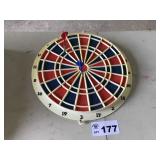 PLASTIC DART BOARD, DARTS