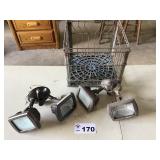 OUTSIDE MOUNTING LIGHTS,METAL CRATE
