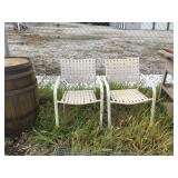 2 PATIO CHAIRS
