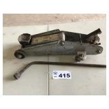 FLOOR JACK, NO HANDLE, TIRE IRON