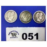 BARBER QUARTERS 1907 1914 1914-D