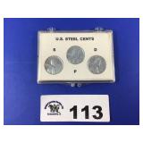 UNITED STATES STEEL CENTS SET S-P-D
