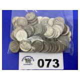 ROOSEVELT DIMES SILVER (100 COINS)