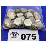 ROOSEVELT DIMES SILVER (100 COINS)