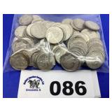 ROOSEVELT DIMES SILVER (100 COINS)