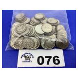 ROOSEVELT DIMES SILVER (100 COINS)