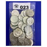 KENNEDY HALVES 40% (40 COINS)