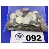 ROOSEVELT DIMES SILVER (100 COINS)