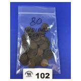 INDIAN PENNIES (80 coins)