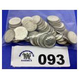ROOSEVELT DIMES SILVER (56 COINS)