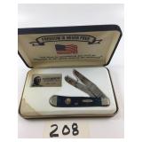 CASE JOHN WAYNE TRAPPER POCKET KNIFE W