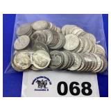 ROOSEVELT DIMES SILVER (100 COINS)