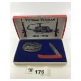 CHEROKEE VIETNAM VETERAN KNIFE & BUCKLE SET