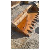 90 inch Virnig tooth bucket quick attach