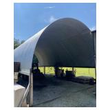 Grain Bin Homemade Structure 14 ft Diameter