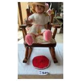 ROCKING CHAIR WITH DOLL