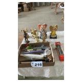 CANDLES, CANDLE HOLDERS