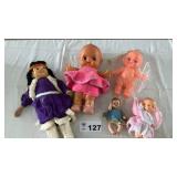 CUPIE DOLLS, VINTAGE BABY DOLLS,KAHOKS MASCOT DOLL