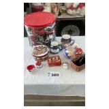 CHRISTMAS TINS, BOXES, MUGS, PICK
