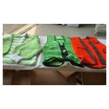 2 CROCHETED VESTS, 1 SWEATER