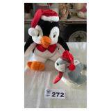 STUFFED PENQUIN, SEAL