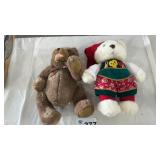 2 CHRISTMAS BEARS