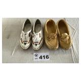 WOMENS SLIP ON SHOES 2 pr SZ 6-6.5