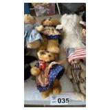 STUFFED BEARS AND ANIMALS