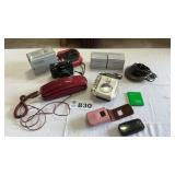 CAMERA, PHONES, TIMER, CANDLE WARMERS