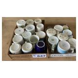 2 FLATS COFFEE CUPS