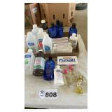 ALCOHOL, PEROXIDE, OIL, ETC,