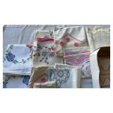 EMBROIDERY PILLOW CASES, PLACEMATS