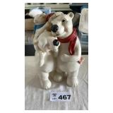 RESIN BEAR STATUE 14 inches tall