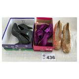 WOMENï¿½S SHOES 3 pr SZ 6-6.5