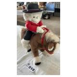 MONKEY ON HORSE STUFFED ANIMAL