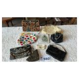 LADIES VINTAGE BEADED PURSES