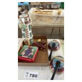 PASTA TOWER, DUSTERS, CLOCK ORNAMENT, CHERRY