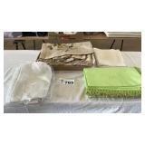 TABLE CLOTHS, CURTAINS,