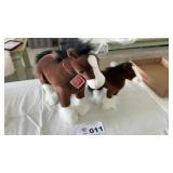 GUND STUFFED HORSES