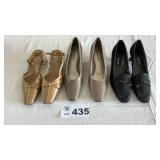 WOMENï¿½S SHOES 3 pr SZ 6-6.5