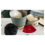 2 BOXES OF LADIES HATS