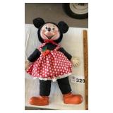 VINTAGE 1940-50  LARGE DISNEY MINNIE MOUSE DOLL