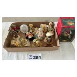 CHERISHED TEDDIES, ORNAMENTS, MACKEY BEARS