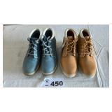 2 pairs Womenï¿½s BOOTS. Sz6-6.5
