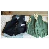 MENS VESTS, PANTS. SZ UNKNOWN