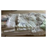 QUILTED SHAMS, CURTAINS, BED SKIRTS