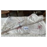 80 x 80 QUITED COMFORTER w 2 SHAMS