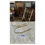 CHILDS BRASS ROCKING CHAIR